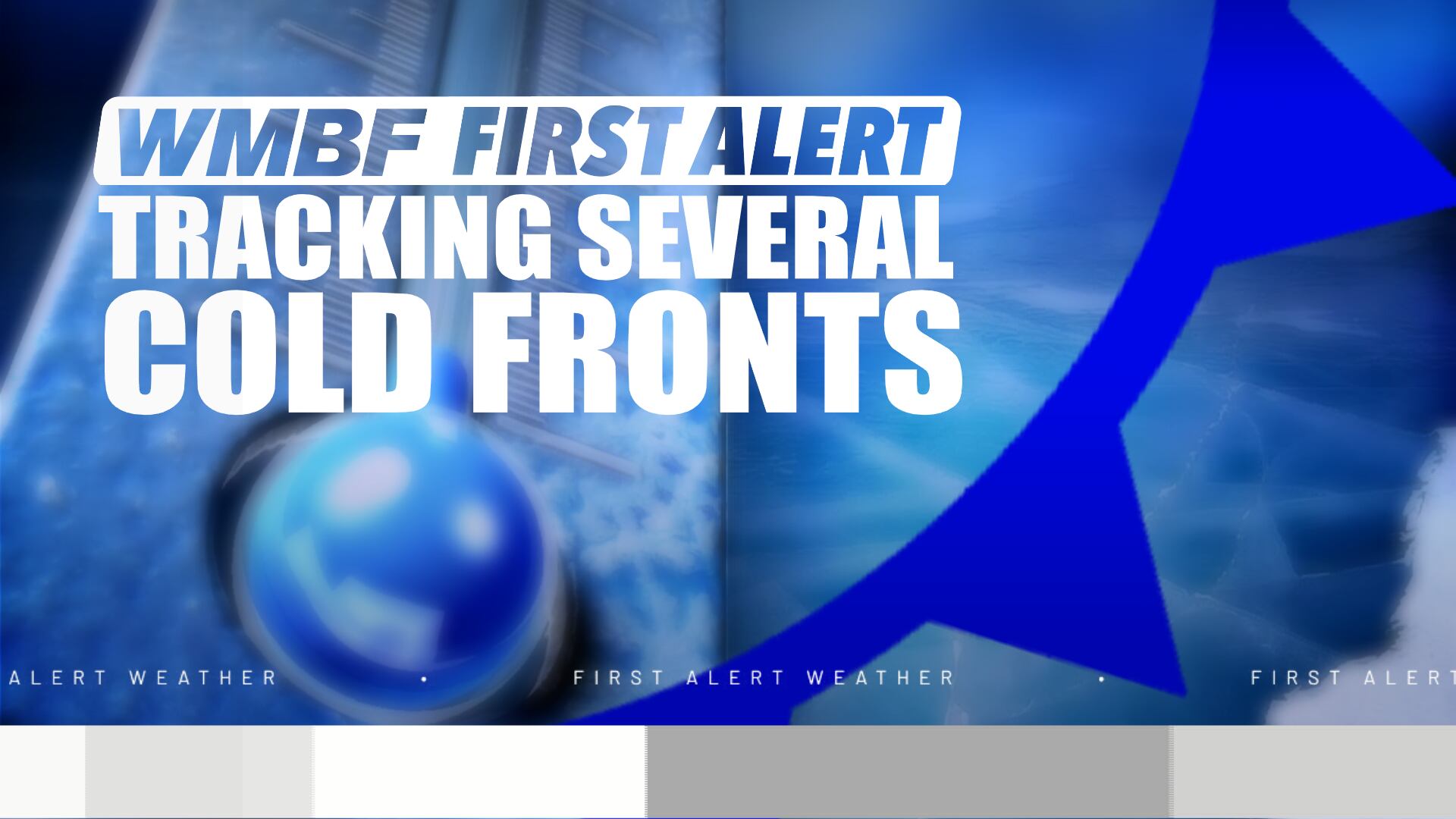 First alert: Tracking several cold fronts this week