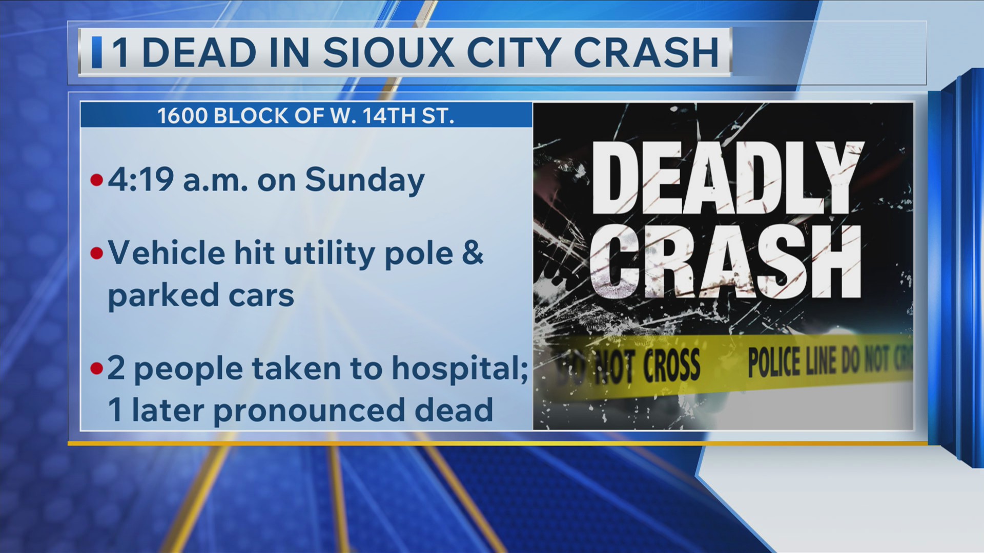 1 dead in Sioux City crash
