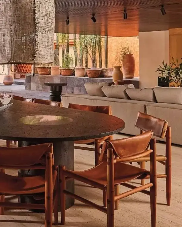 El comedor refleja tranquilidad. Foto: Instagram