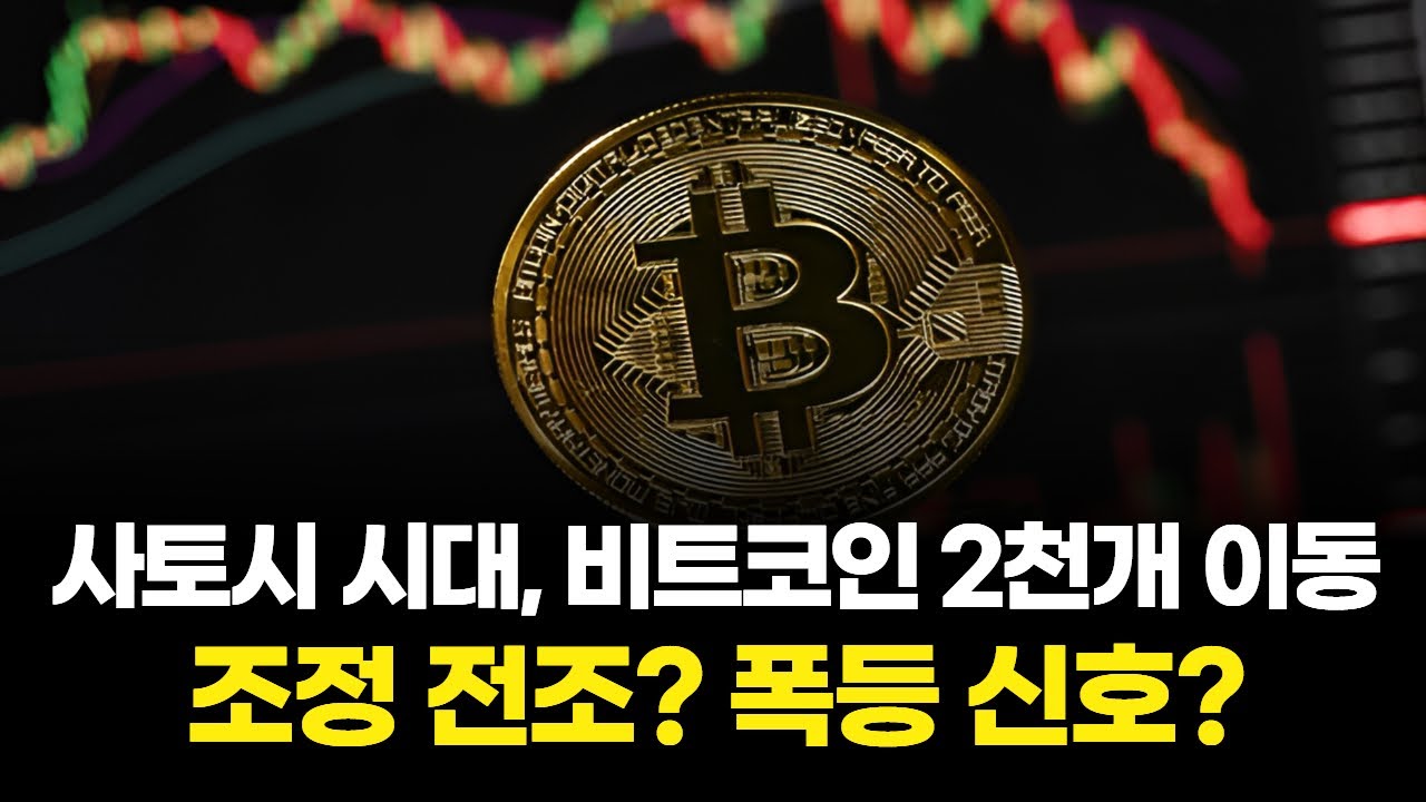 사토시 시대, 비트코인 2천개 이동…조정 전조? 폭등 신호? | Watch