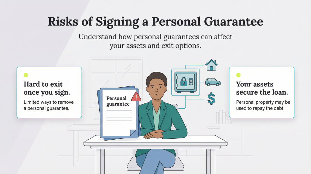 The risks associated with a personal guarantee
