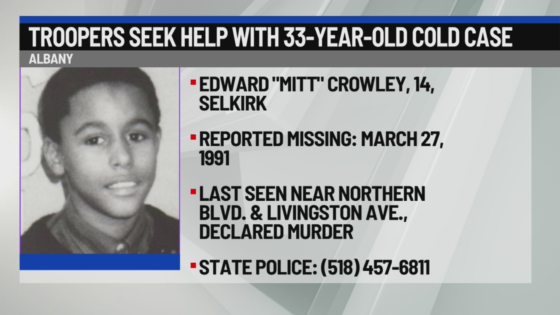 Troopers seek help with 33-year-old cold case