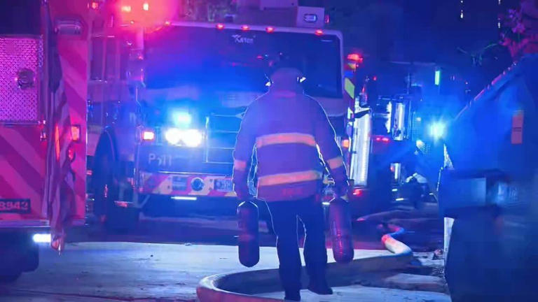 Firefighters battle large blaze at vacant Soap Works apartments near ...