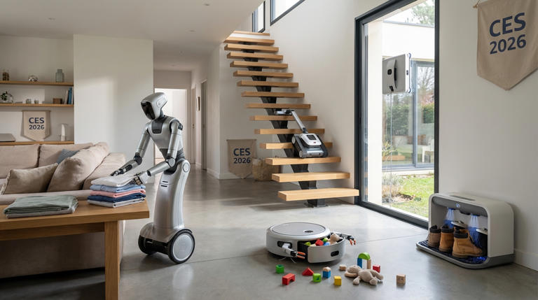 CES 2026 : ces 9 robots ménagers promettent de faire (presque ...