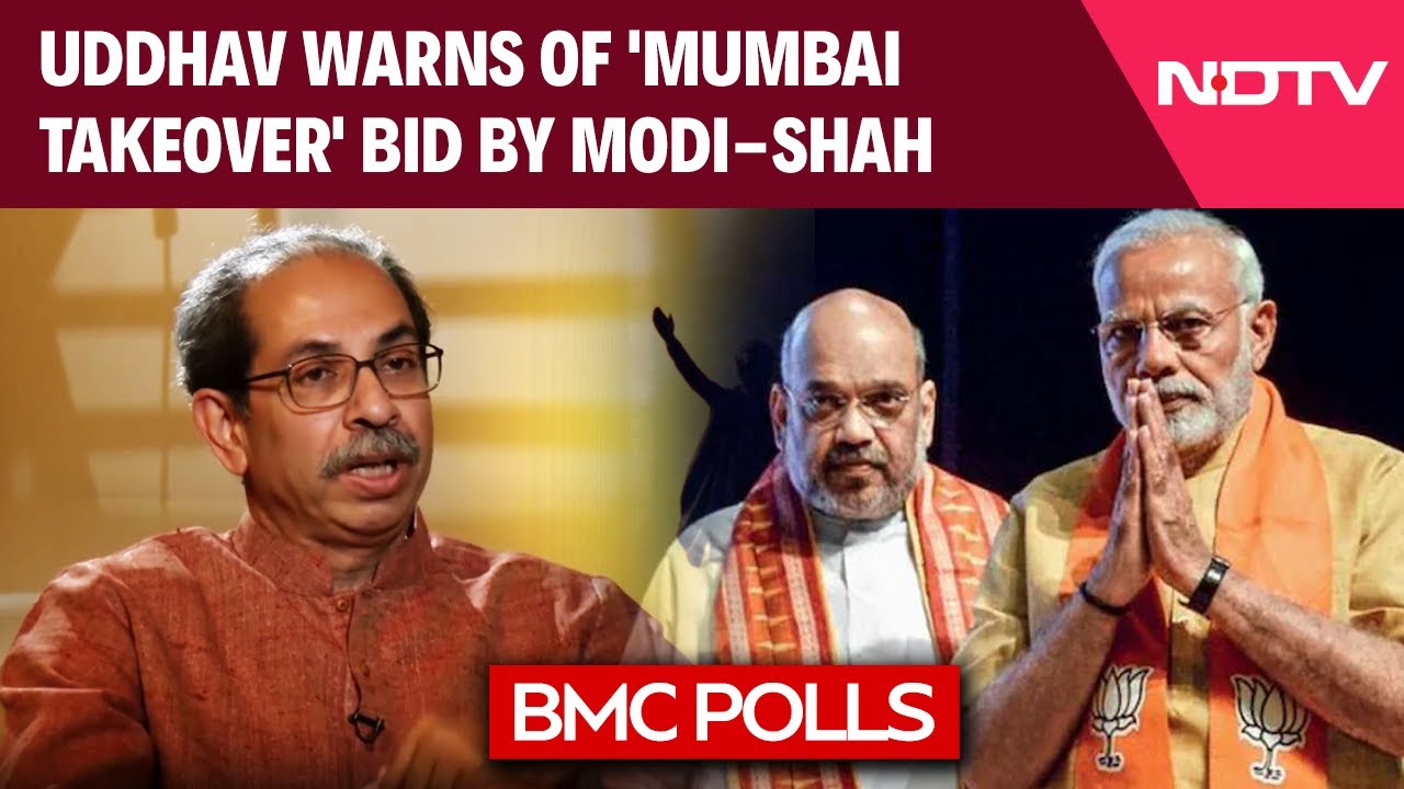 BMC election news | Uddhav Thackeray warns of 'Mumbai takeover' bid by ...