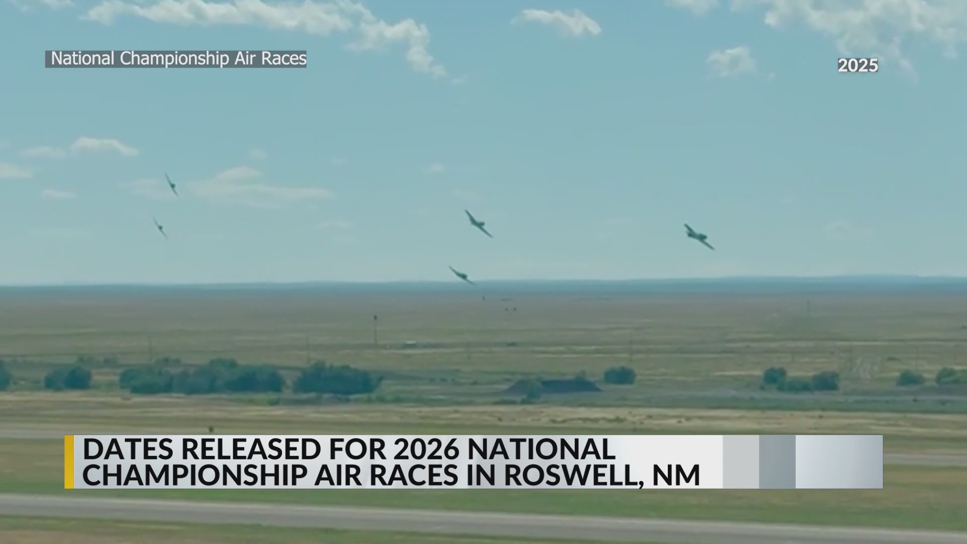 Dates announced for 2026 National Championship Air Races in Roswell