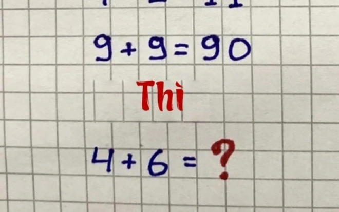 Câu đố toán học 'ngược đời' làm khó cộng đồng mạng