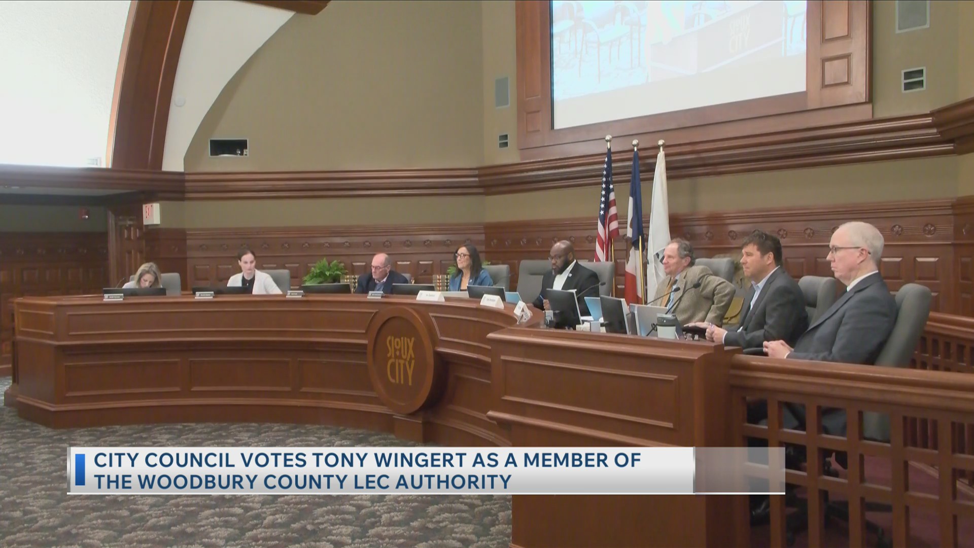 City council votes Tony Wingert as member of Woodbury County LEC Authority