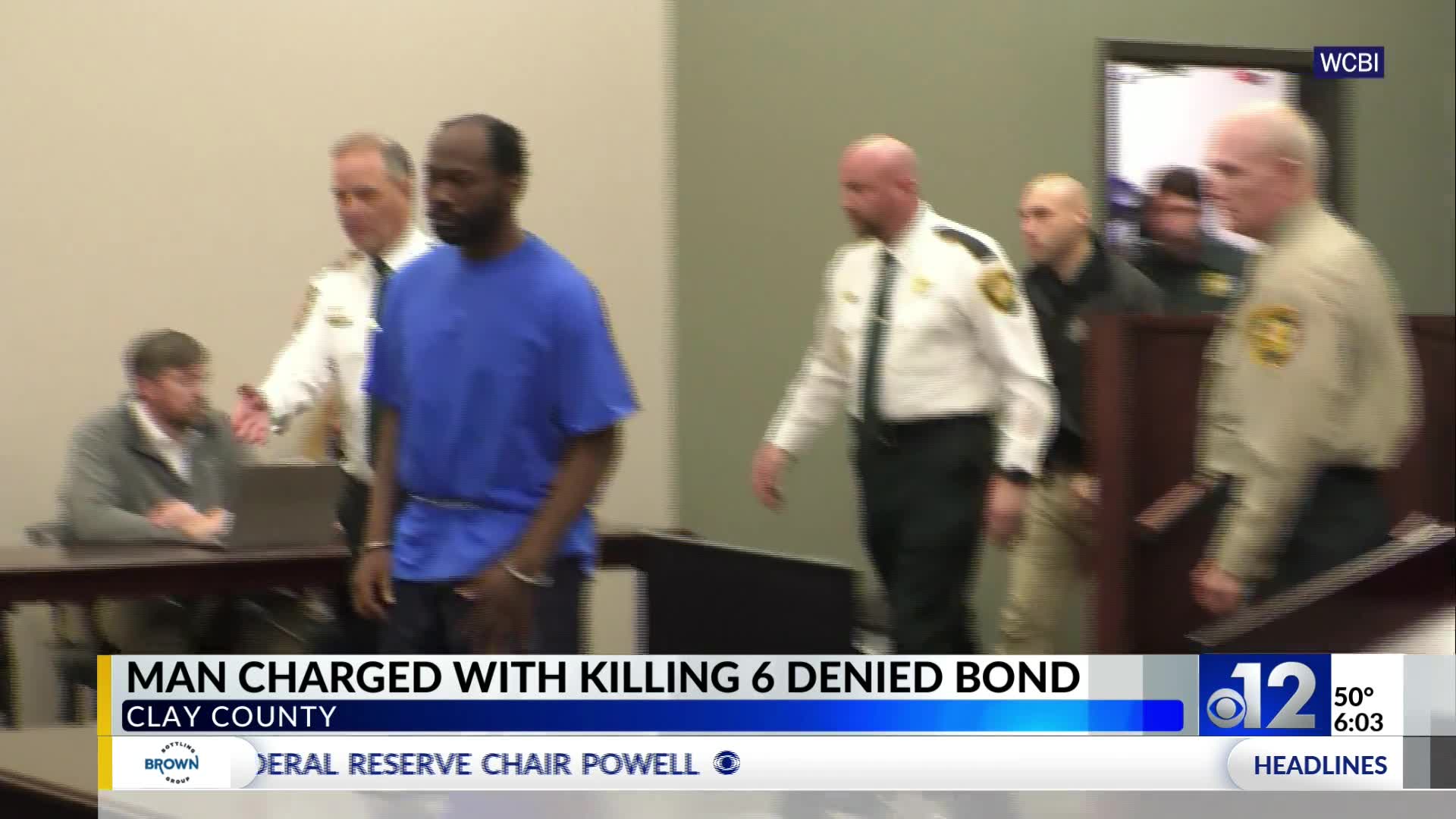Bond denied for man charged with killing 6 in Mississippi