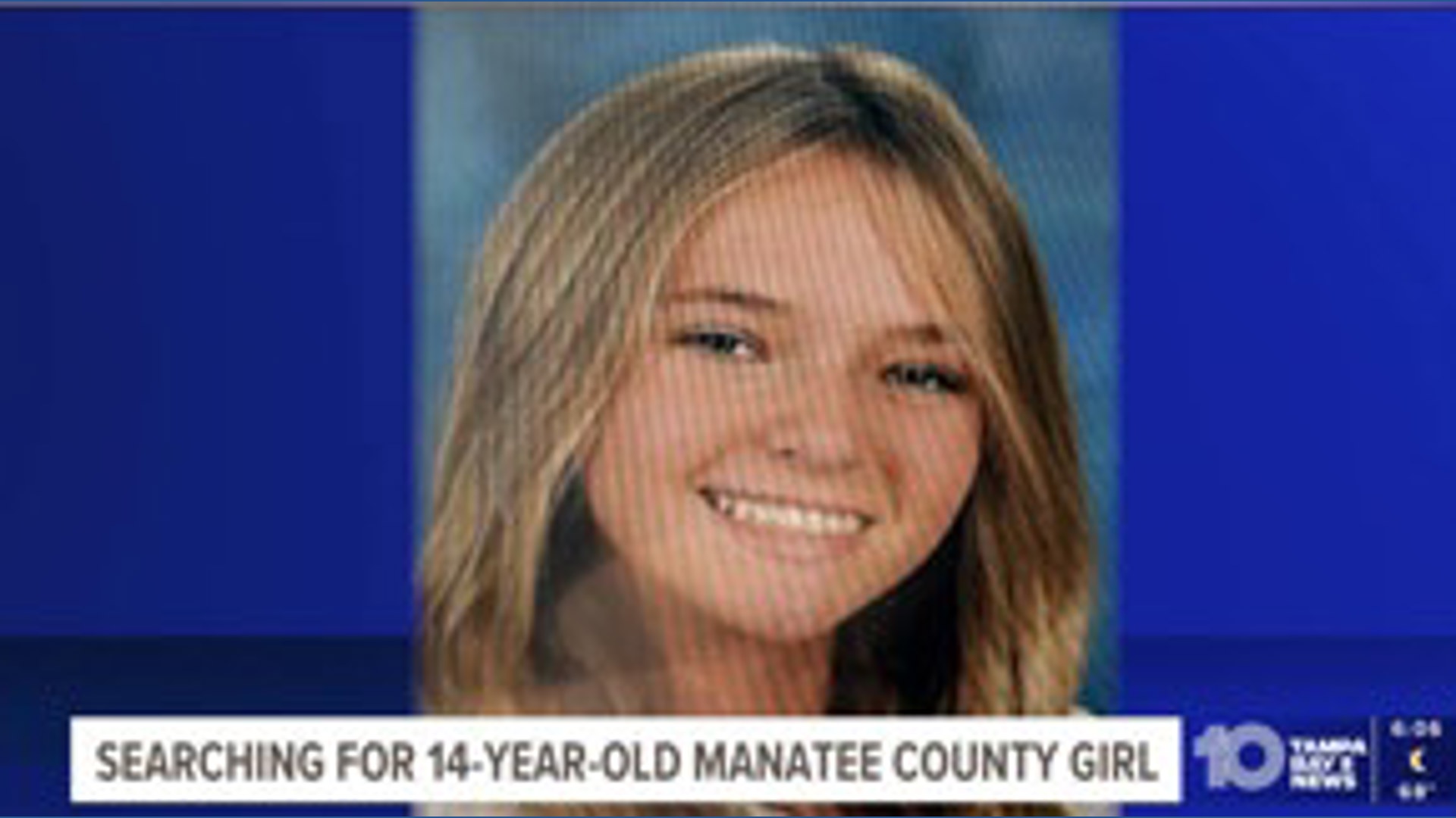 Florida missing child alert issued for 14-year-old Manatee County girl