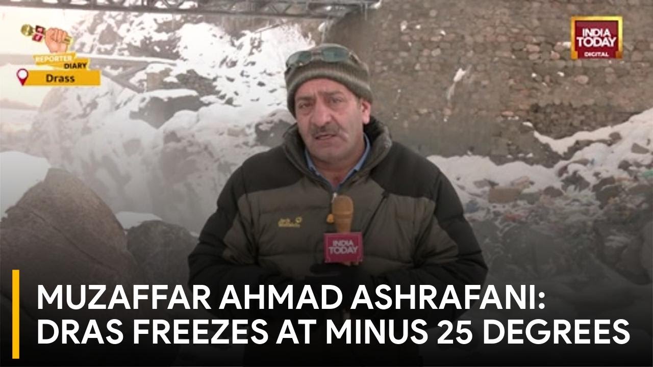 Muzaffar Ahmad Ashrafani reports from Dras as temperatures plummet to minus 25 degrees<br><br>