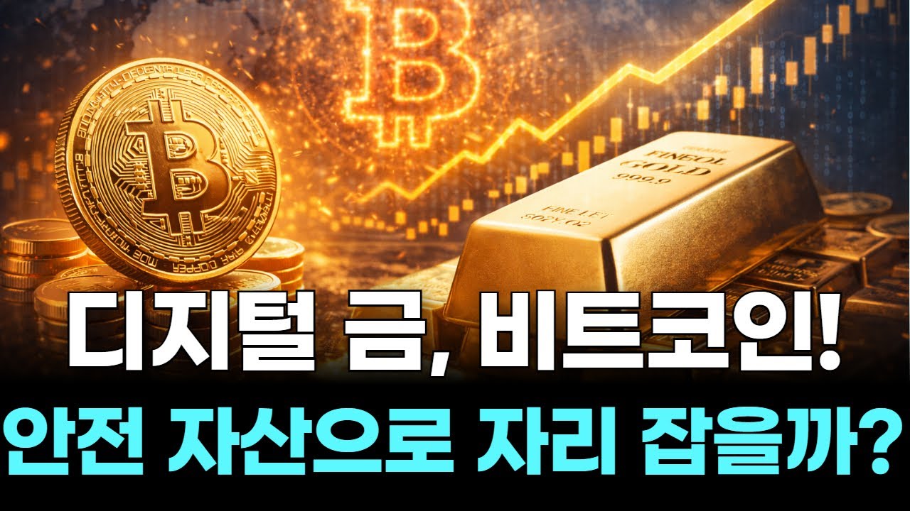 디지털 금, 비트코인! 안전 자산으로 자리 잡을까? | Watch