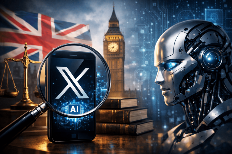 UK regulator probes X over Grok AI’s harmful images under online safety law