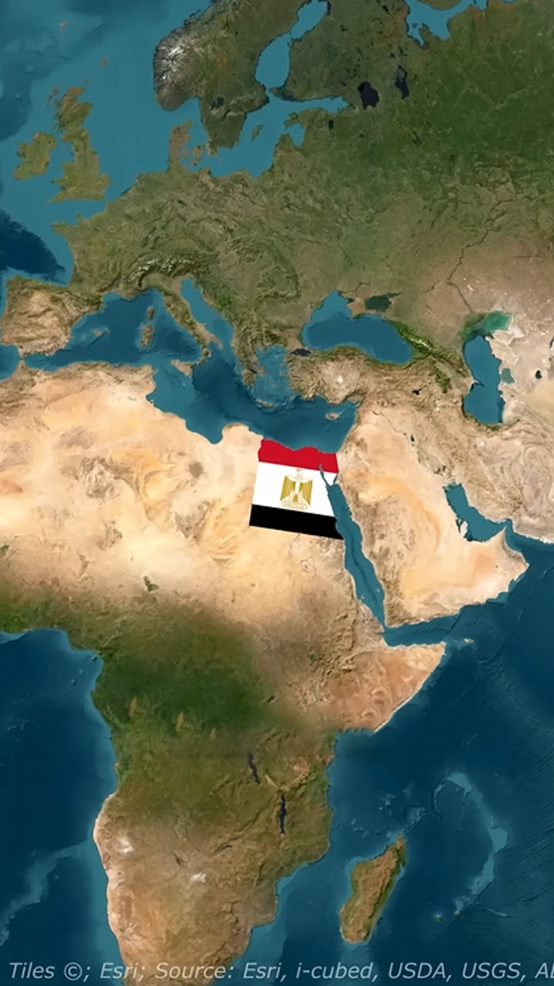 What if Egypt and US swapped places?