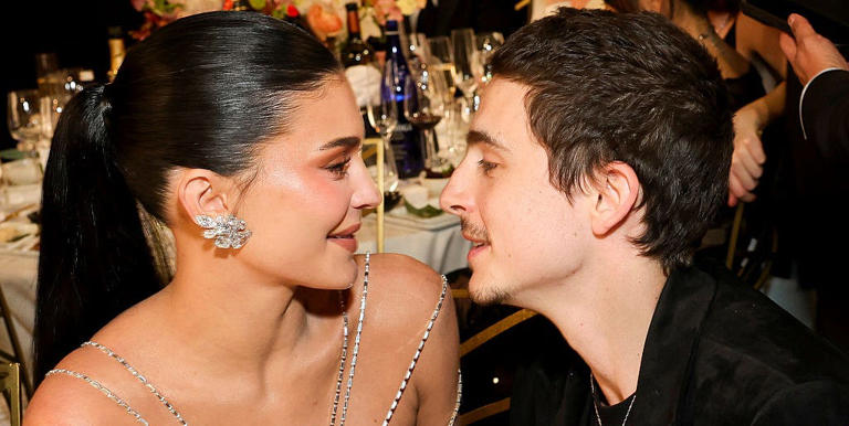 Timothée's Golden Globes Instagram post is actually all about Kylie