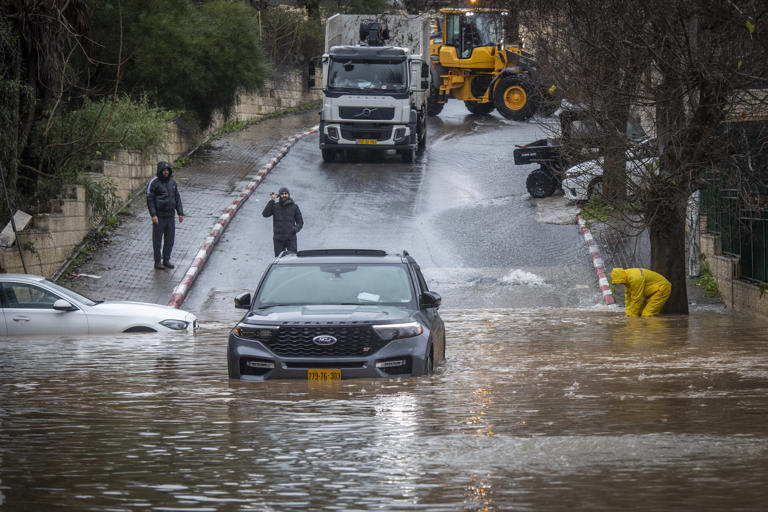One Israeli killed, another missing as winter storm sweeps Israel