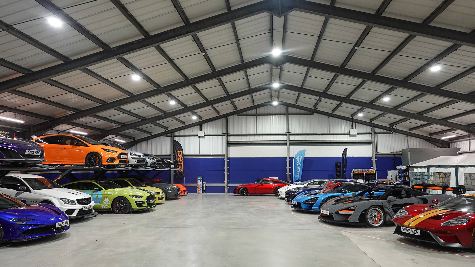 All my cars together for one epic lineup