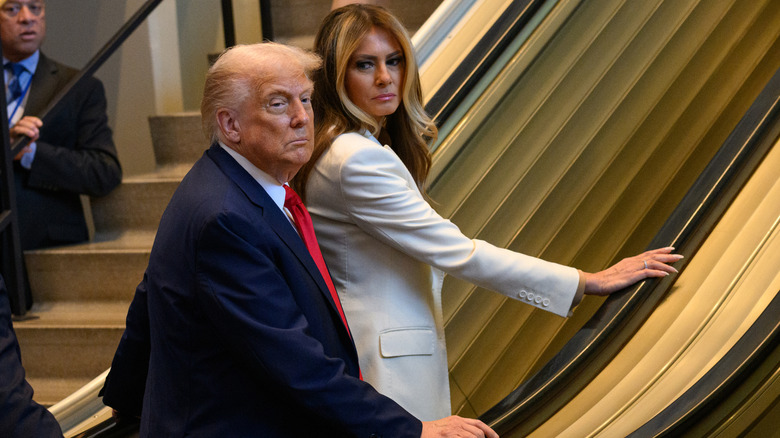 Melania Trump's most awkward moments with husband Donald caught on tape