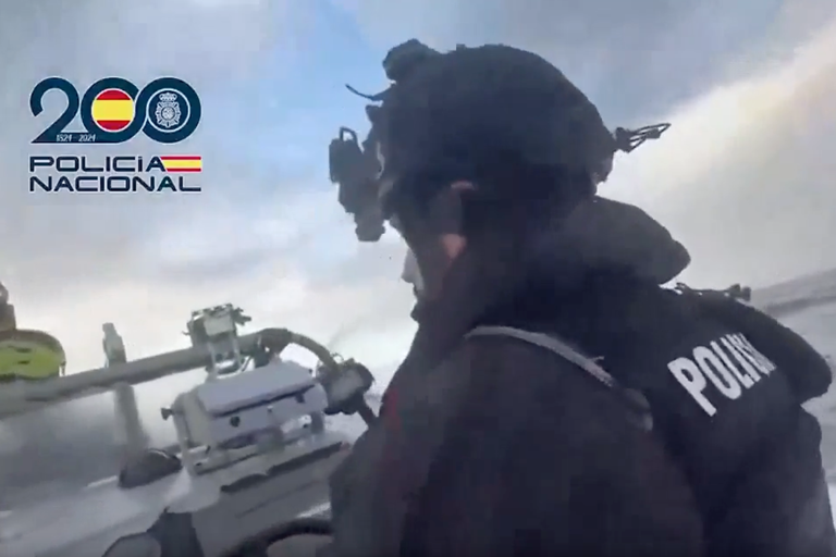 Spanish police seize 10 tonnes of cocaine in record haul at sea