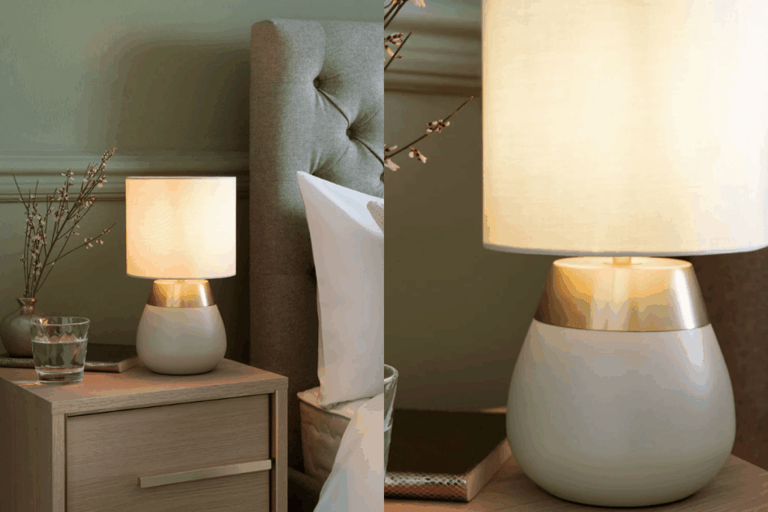 Next £22 touch-control lamp solves the bedside table clutter problem ...