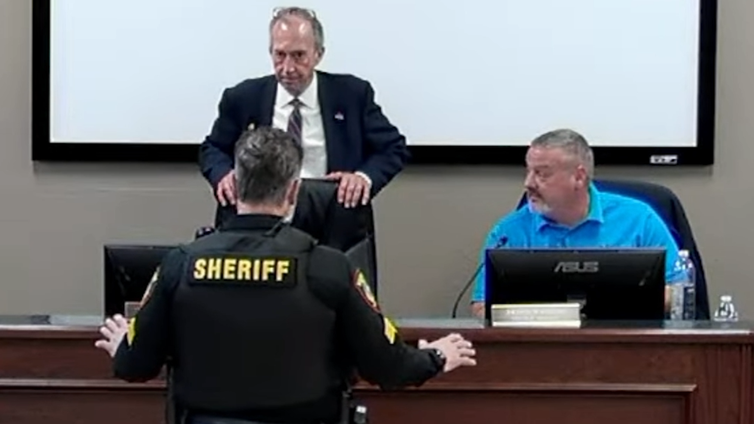 Haslet mayor, city council member trade barbs after censure