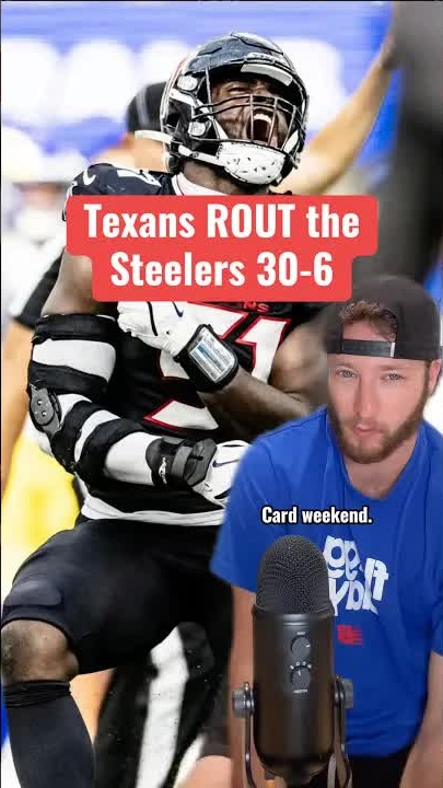 Texans defeat Steelers, divisional round analysis