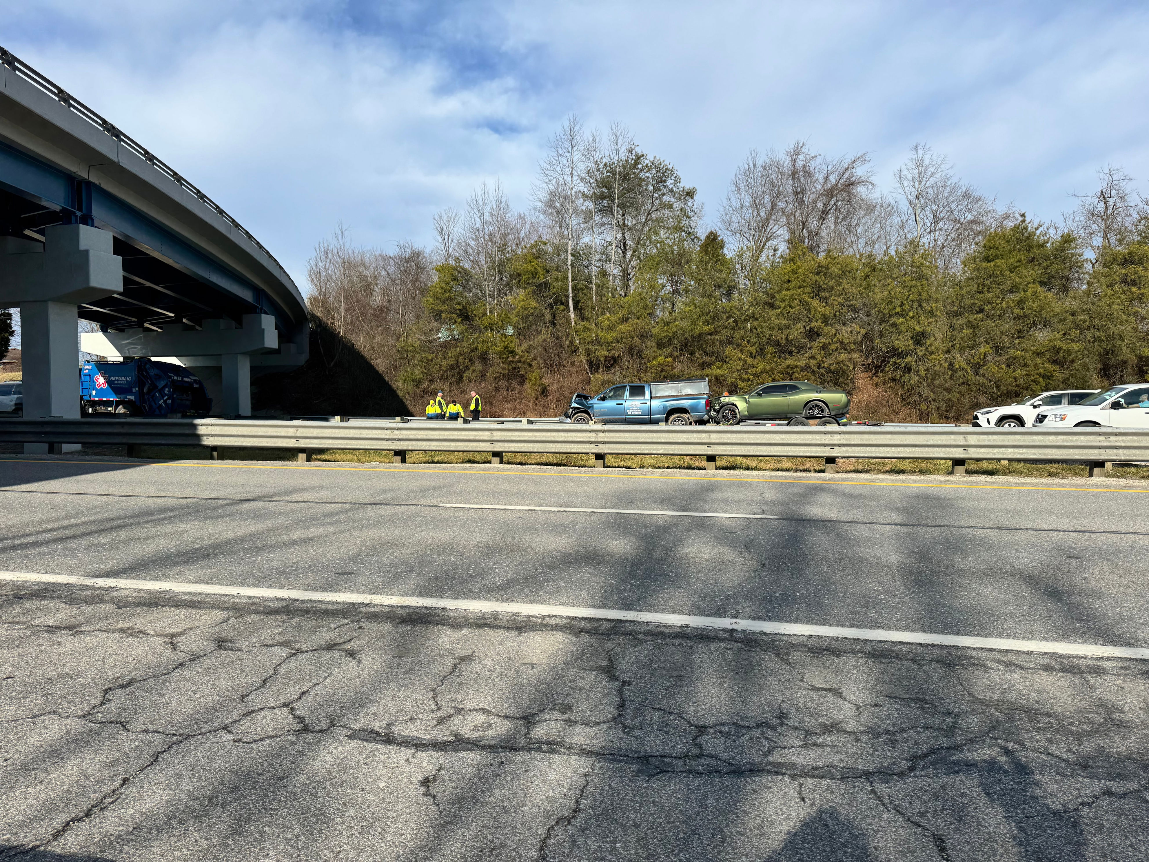 Crash affects traffic on I-64 westbound