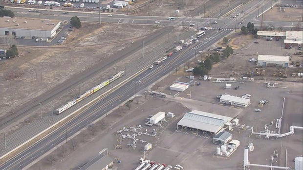 RTD's A-line train involved in crash with truck in Denver metro area ...
