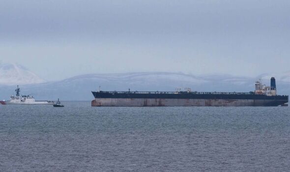 Russian shadow fleet tanker seized by Trump's forces seen for first ...