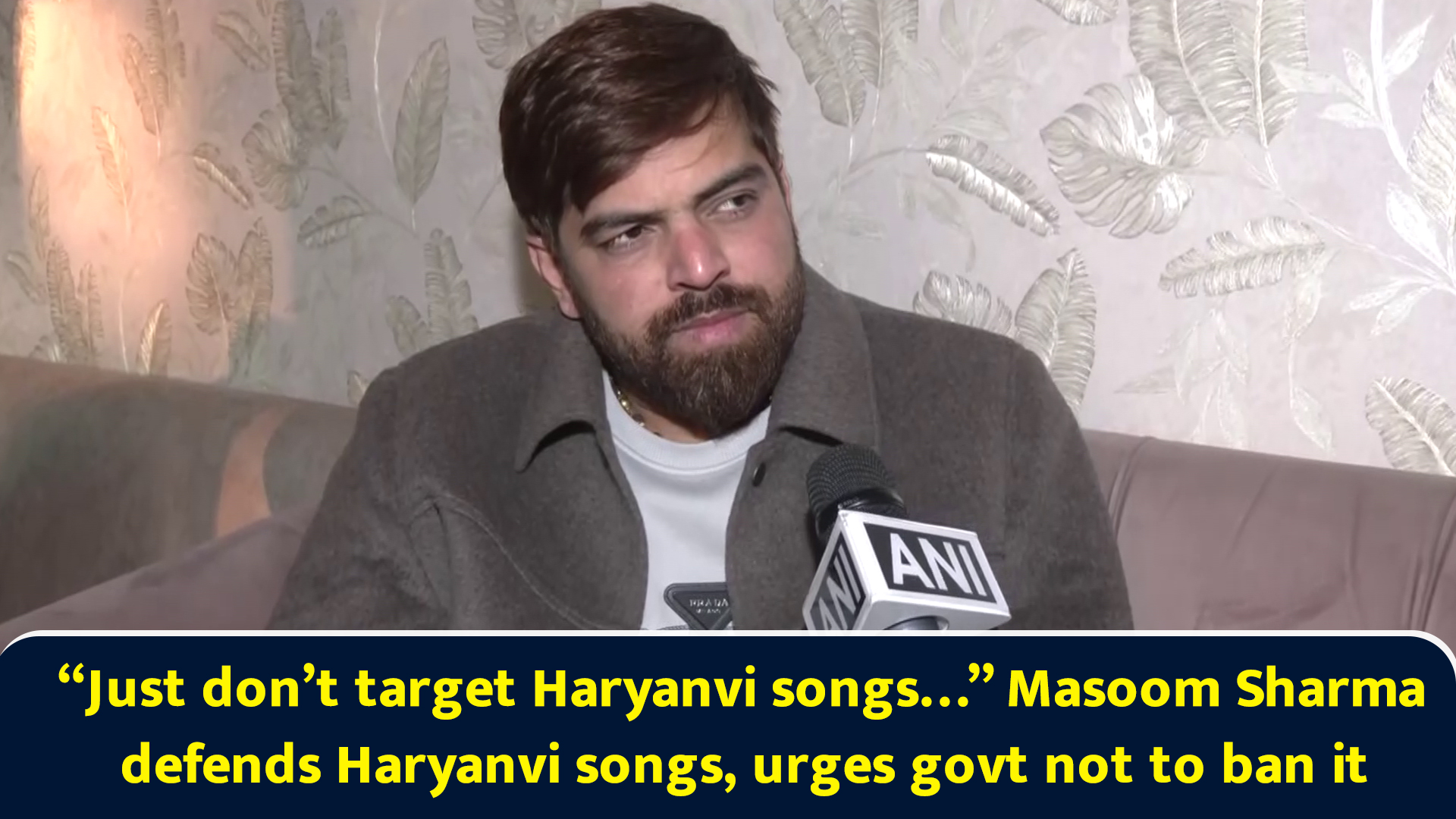 “Just don’t target Haryanvi songs…” Masoom Sharma defends Haryanvi ...