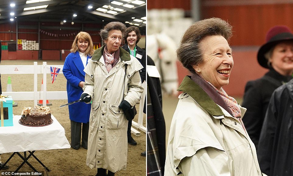 Princess Anne jokes cake-cutting ceremony is 'legalised vandalism'