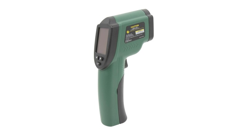 Close up of thermal thermometer