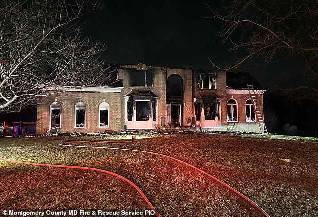 $1m mansion is completely destroyed by fire thanks to owner's act of ...