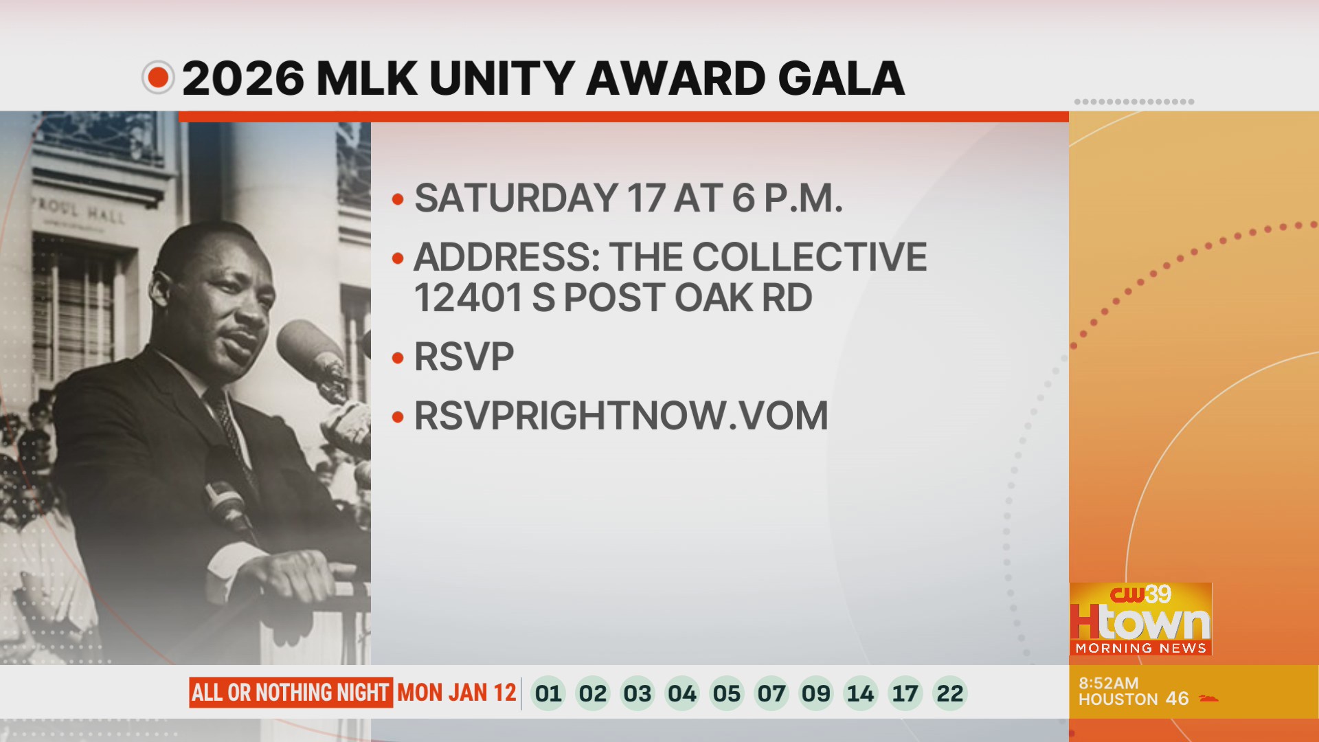 2025 MLK Unity Award Gala in Houston