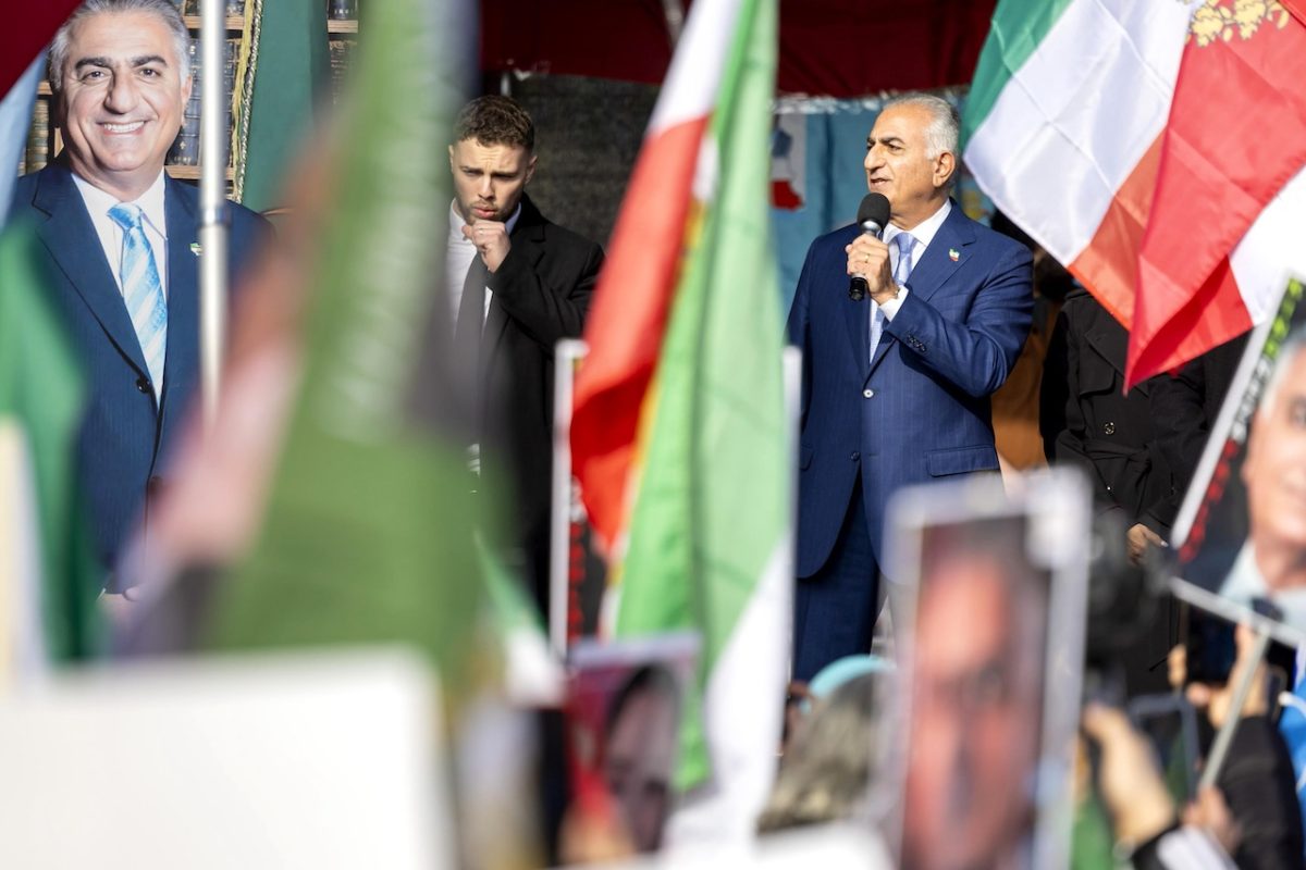 Reza Pahlavi a Ginevra (Ansa).
