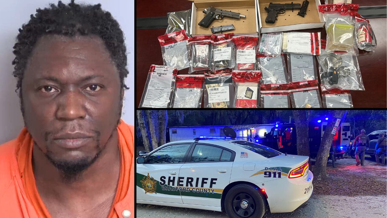 Bradford County deputies arrest man on drug, gun charges after raid