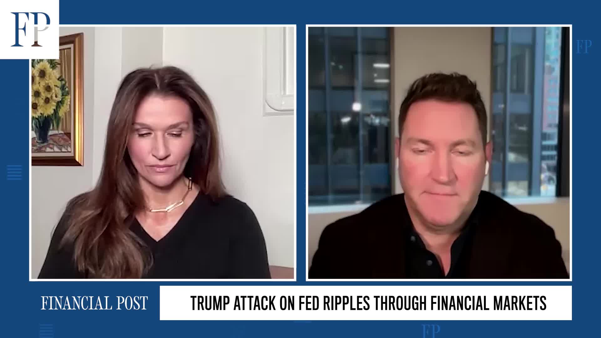 Trump attack on Fed ripples through financial markets