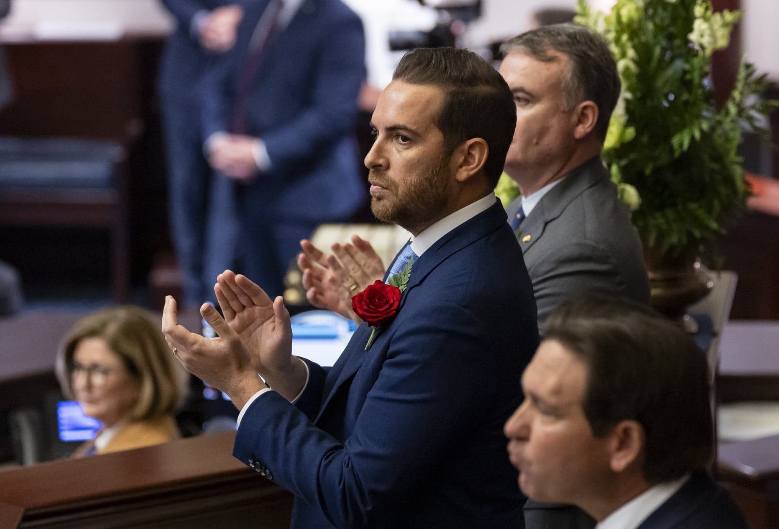 DeSantis looks back in opening his final Florida legislative session