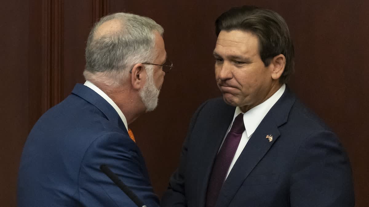 DeSantis looks back in opening his final Florida legislative session
