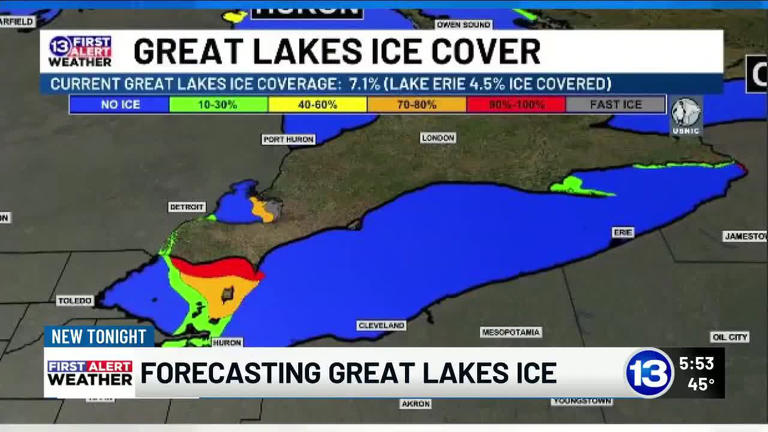 How lake ice forecasts keep commerce moving, shape local weather