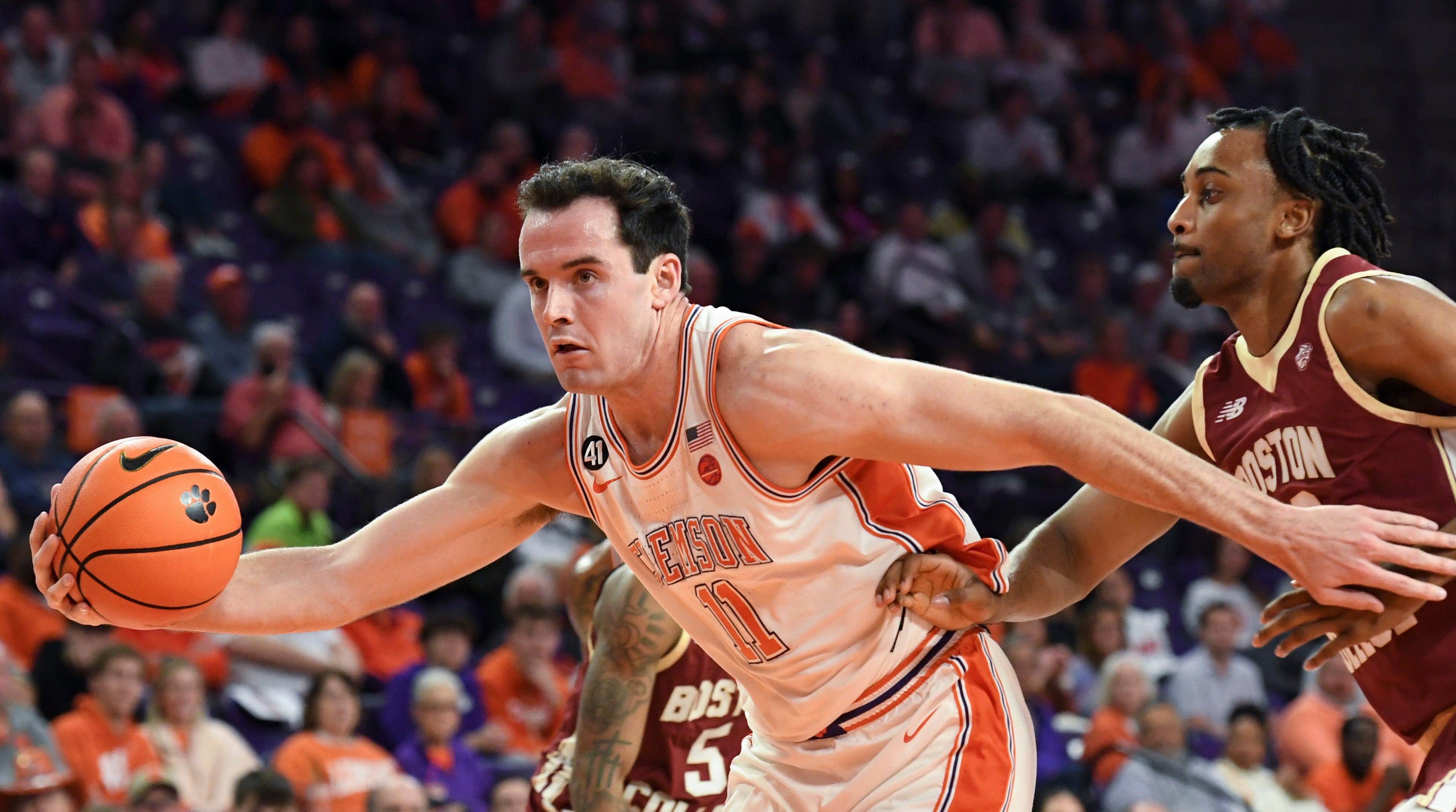 How Nick Davidson scored 21 straight points off the bench in Clemson ...