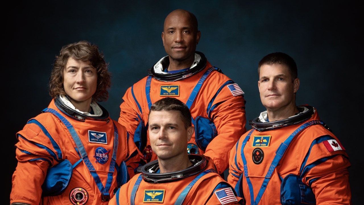 The crew of NASA&rsquo;s Artemis II mission (left to right): NASA astronauts Christina Hammock Koch, Reid Wiseman (seated), Victor Glover, and Canadian Space Agency astronaut Jeremy Hansen. Fox News