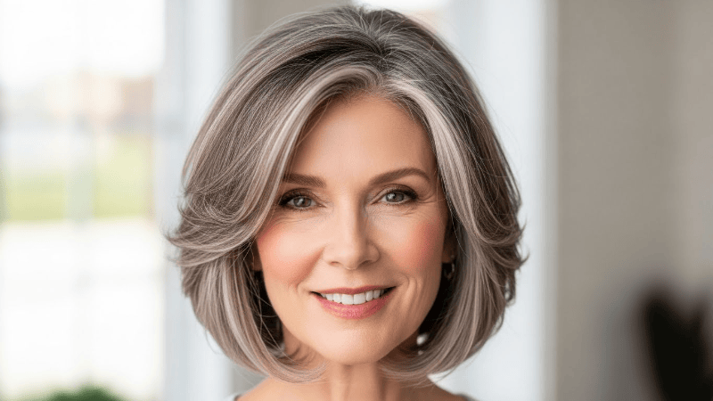 Layered Haircuts That Slim the Face and Rejuvenate Women Over 50
