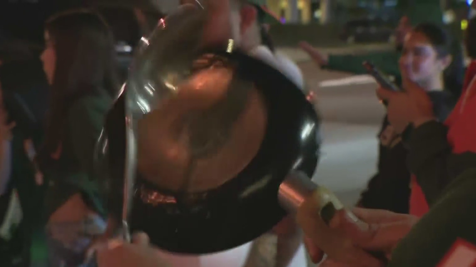 A Miami tradition: Pots and pans celebrations after big wins
