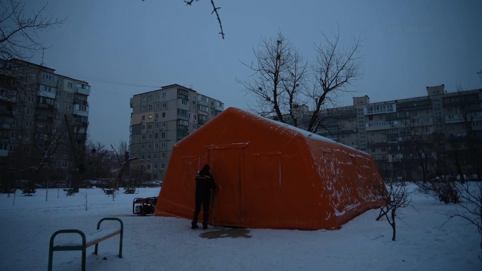 Kyiv residents live without heating and electricity after Russian ...