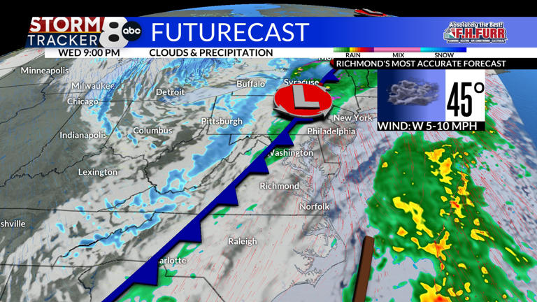 StormTracker8: Mild with clouds for Wednesday; showers Wednesday night