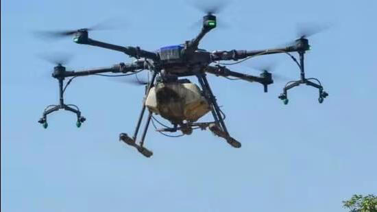 Multiple Pak drones sighted again along LoC in Rajouri