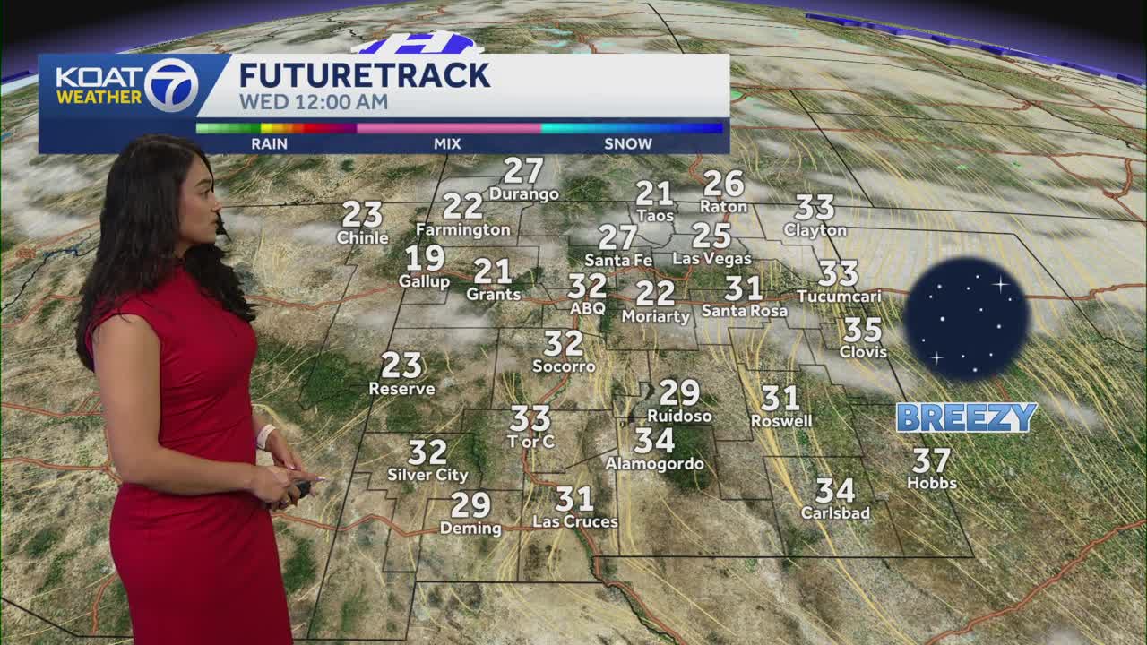 Mild trend with some gusty wind and slim storm chances