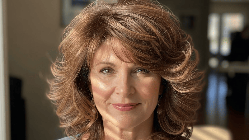 Layered Haircuts That Slim the Face and Rejuvenate Women Over 50