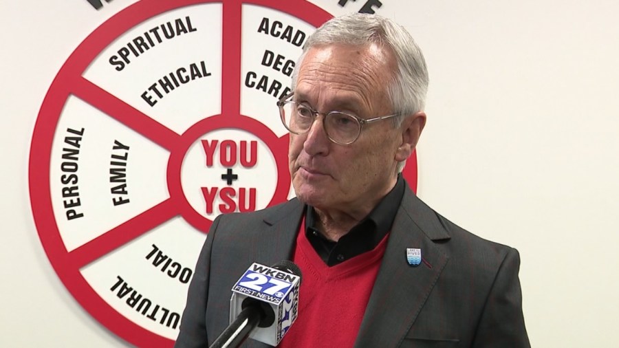 Jim Tressel joins YSU in celebration of national honor